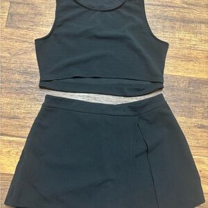 SHEIN Black Curve set